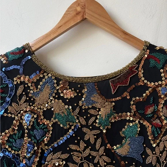 Oleg Cassini Vintage Beaded Top - Picture 7 of 15